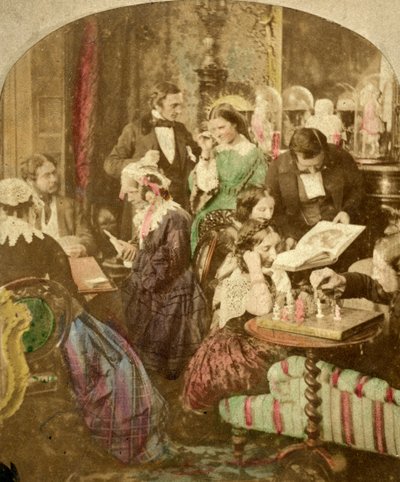 Tardes en casa, siglo XIX de Unbekannt