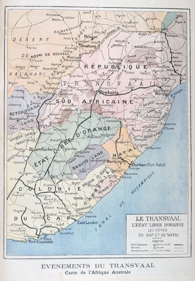 Eventos en el Transvaal, África, 1899 de Unbekannt