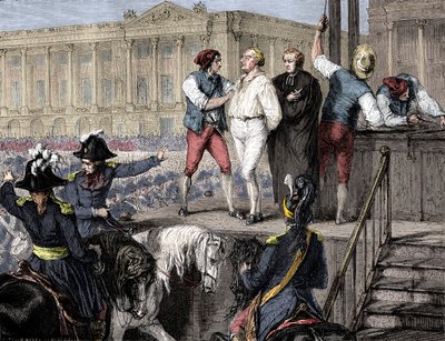 Ejecución de Luis XVI de Francia, París, 21 de enero de 1793, 1882-1884 de Unbekannt