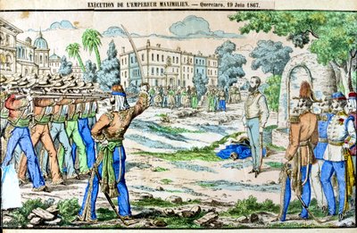 Ejecución de Maximiliano, Emperador de México, 19 de junio de 1867 de Unbekannt