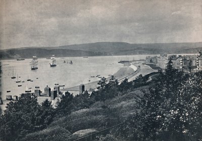 Exmouth - Vista mostrando la playa y la orilla opuesta, 1895 de Unbekannt