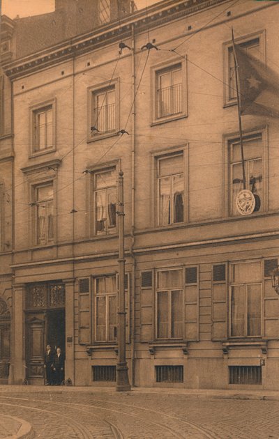 Exterior de la Embajada de Cuba en Bruselas, Bélgica, 1927 de Unbekannt
