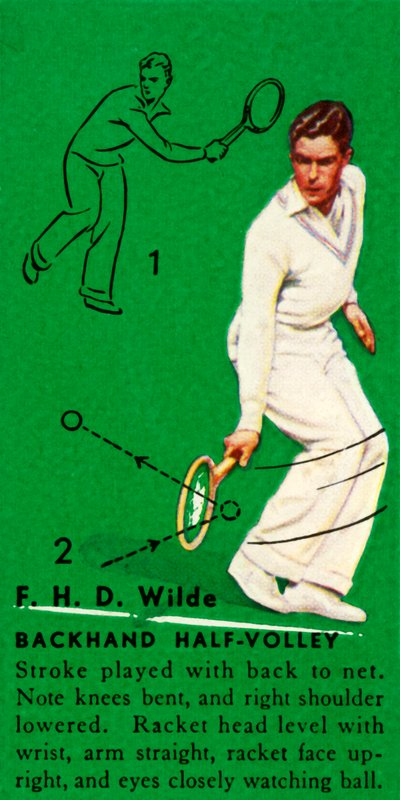 F. H. D. Wilde - Media Volea de Revés, c. 1935 de Unbekannt