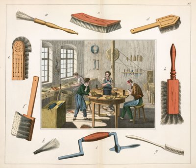 Fabricación, El fabricante de cepillos de Unbekannt