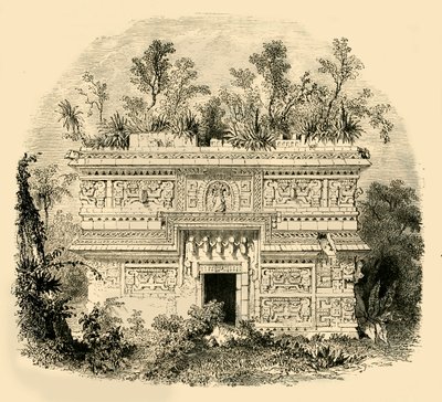 Fachada del Palacio Nativo en Yucatán, 1890 de Unbekannt
