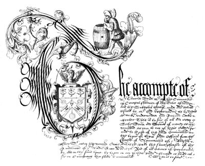Facsímil del libro de cuentas de la Compañía de los Toneleros, 1576, 1893 de Unbekannt