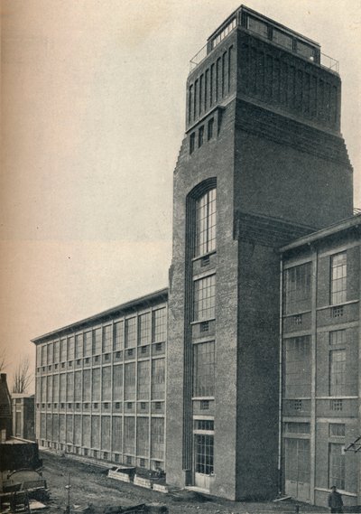 Fábrica de los Establecimientos Nicolle, Wambrechies Nord, arquitecto, Andre Granet, c1928 de Unbekannt