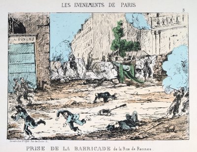 Caída de la Comuna de París, 1871 de Unbekannt