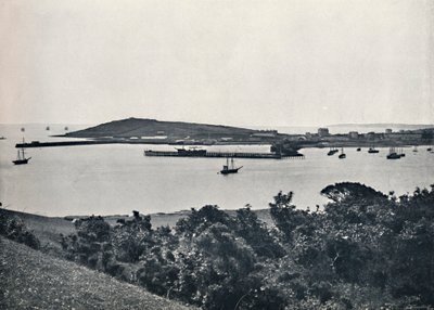 Falmouth - Vista general, desde Pendennis, 1895 de Unbekannt