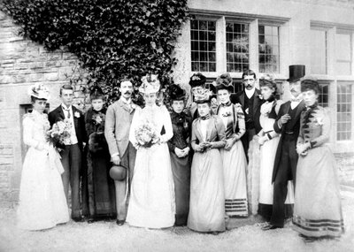 Foto de familia, c1882 de Unbekannt