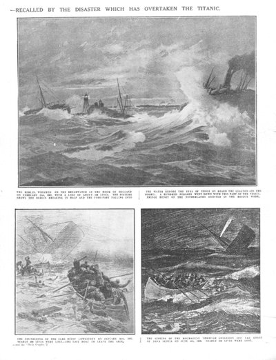 Naufragios famosos de antaño: Algunos desastres históricos en el mar, 20 de abril de 1912 de Unbekannt