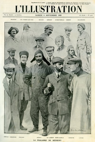 Aviadores famosos, portada de L