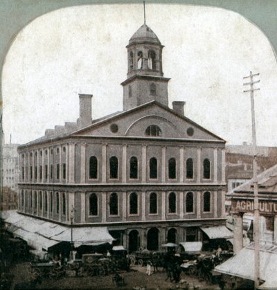 Faneuil Hall, Boston, Massachusetts, EE.UU., finales del siglo XIX de Unbekannt