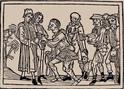 Campesinos entregando sus impuestos a los terratenientes, 1479 de Unbekannt