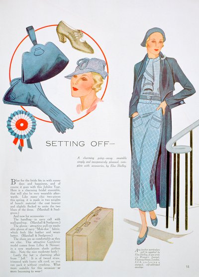 Ilustración de moda, 1935 de Unbekannt