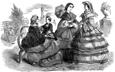Modas para agosto, 1857 de Unbekannt