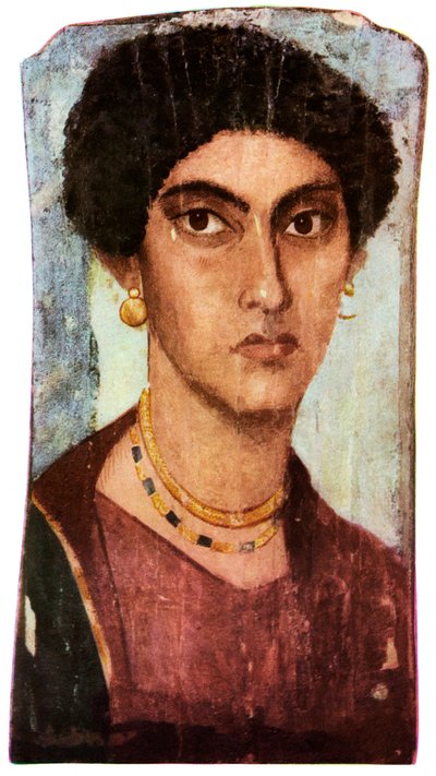 Retrato de Fayum, Antiguo Egipto, período romano, c. 200 d.C. de Unbekannt