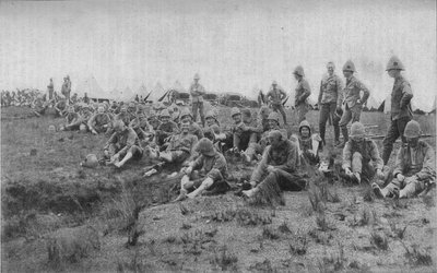 Inspección de pies en Estcourt, 1902 de Unbekannt