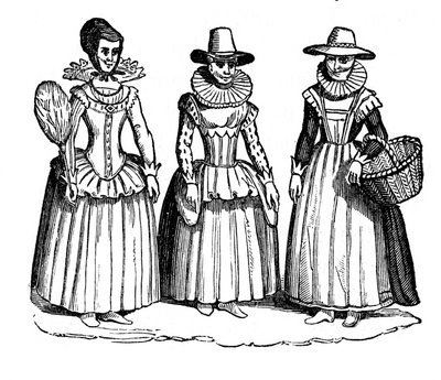 Traje femenino, siglo XVII, 1910 de Unbekannt