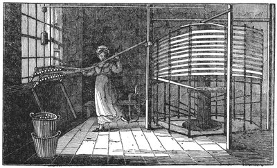 Trabajadora de seda, Spitalfields, Londres, 1833 de Unbekannt