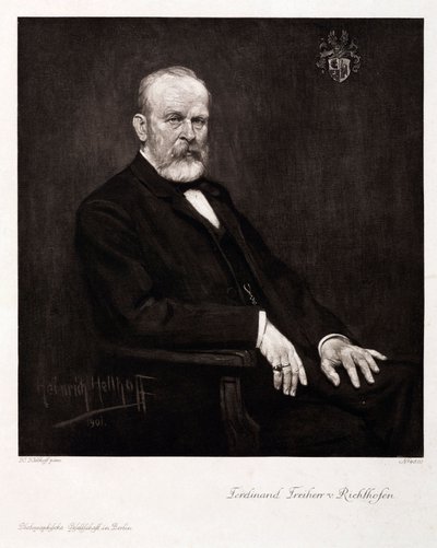 Ferdinand von Richthofen, geógrafo y geólogo alemán, c. 1900 de Unbekannt