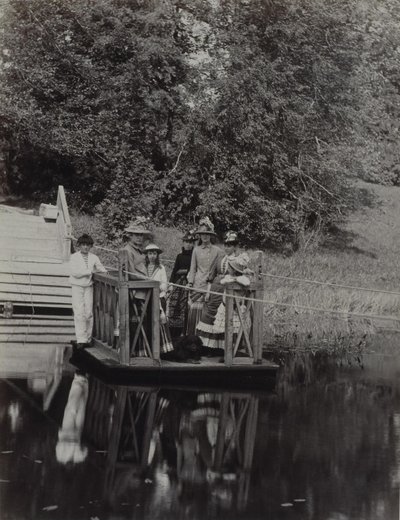 Ferry en la Dacha de Pyotr Durnovo en Petersburgo, 1880s de Unbekannt