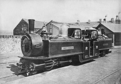 Locomotora de vapor No 8 James Spooner del Ferrocarril Ffestiniog, 1872 de Unbekannt