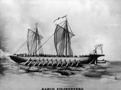 Barco Filibustero, siglo XVI, años 1920 de Unbekannt