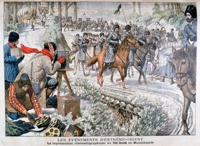 Filmación en Manchuria durante la Guerra Ruso-Japonesa, 1904 de Unbekannt
