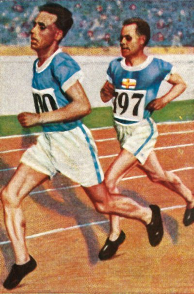 Corredores finlandeses Ville Ritola y Paavo Nurmi, 1928 de Unbekannt