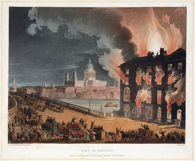Incendio en Londres de Unbekannt