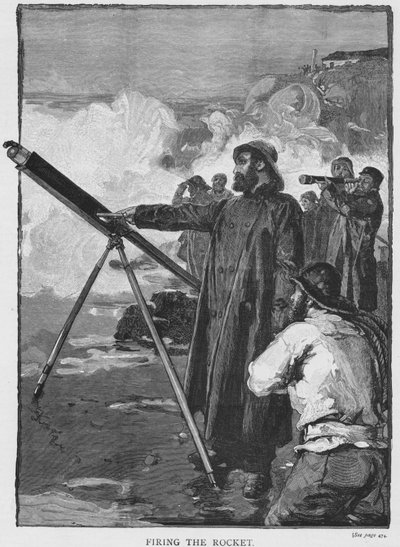 Lanzando el cohete, c1880 de Unbekannt