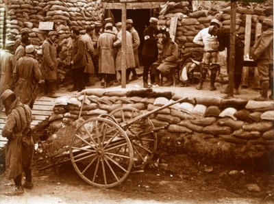 Puesto de primeros auxilios, Ablain-Saint-Nazaire, norte de Francia, c1914-c1918 de Unbekannt