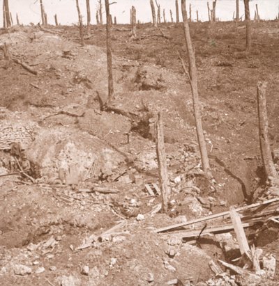 Puesto de primeros auxilios, Verdún, norte de Francia, c1914-c1918 de Unbekannt
