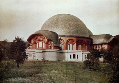 Primer Goetheanum, vista frontal sur, Dornach, Suiza de Unbekannt