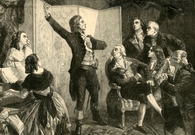 Primera interpretación de La Marsellesa por Rouget De Lisle, 1792, 1890 de Unbekannt
