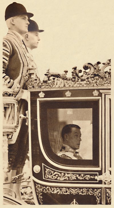 Primer paseo estatal como monarca, 1937 de Unbekannt