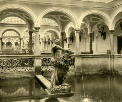 Esculturas de tanque de peces, Abadía de Kremsmünster, Alta Austria, c1935 de Unbekannt