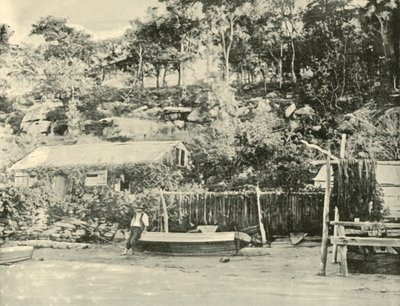 Cabaña de pescadores, Como, 1901 de Unbekannt
