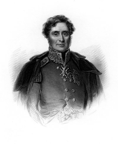 Fitzroy James Henry Somerset, 1er Barón Raglan, soldado inglés, c1860 de Unbekannt