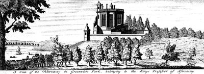 Casa Flamsteed en el Parque de Greenwich, Londres, finales del siglo XVII de Unbekannt
