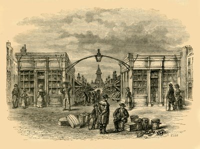 Mercado de la Flota, c1872 de Unbekannt