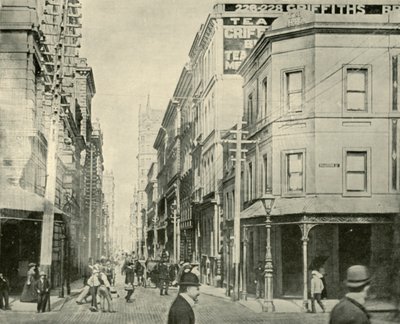 Flinders Lane, Melbourne, 1901 de Unbekannt