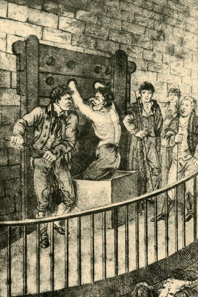 Flagelación en el Old Bailey, 1809, 1925 de Unbekannt