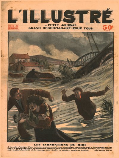 Inundaciones en el sur de Francia, 1932 de Unbekannt
