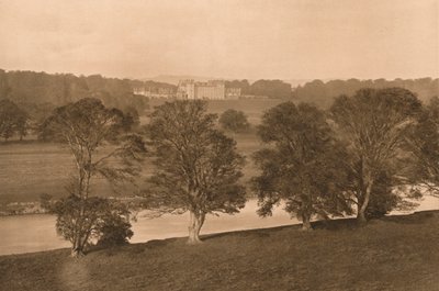 Castillo de Floors, desde la Ribera Sur del Tweed, 1902 de Unbekannt