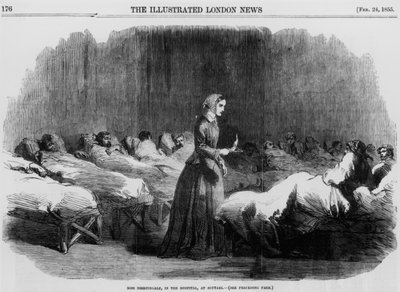 Florence Nightingale, enfermera inglesa y reformadora hospitalaria de Unbekannt