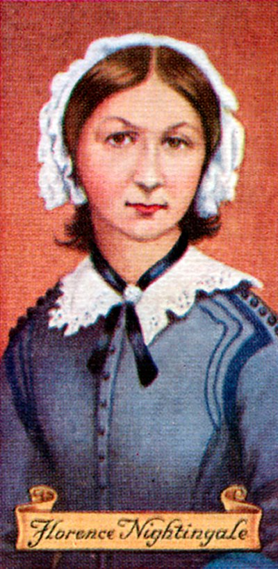 Florence Nightingale, de una serie de tarjetas de cigarrillos de Unbekannt