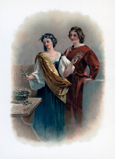 Florizel y Perdita, 1891 de Unbekannt