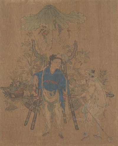 Vendedor de flores de Unbekannt